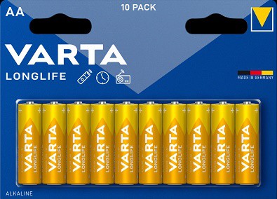 Baterie tužk. AA 1.5V alkal. Varta 1ks | Elektro + Baterie - Baterie, žárovky
